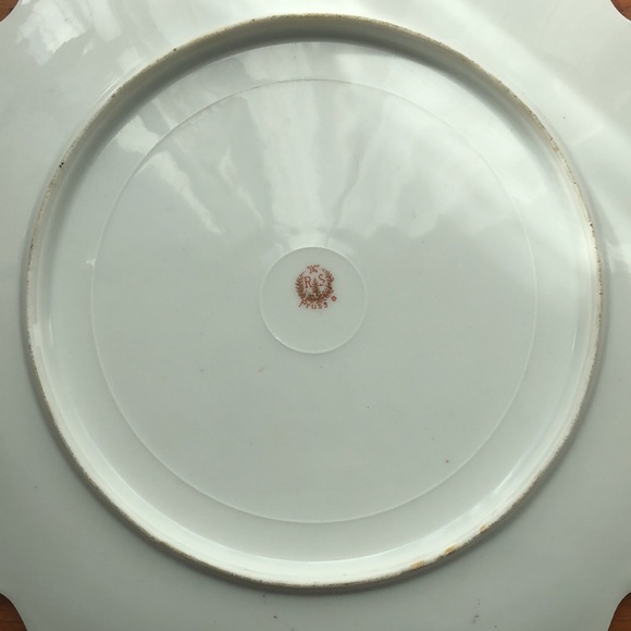 RS Prussia Porcelain Antique/Vintage Serving Platter Plate - Picture 5 of 7